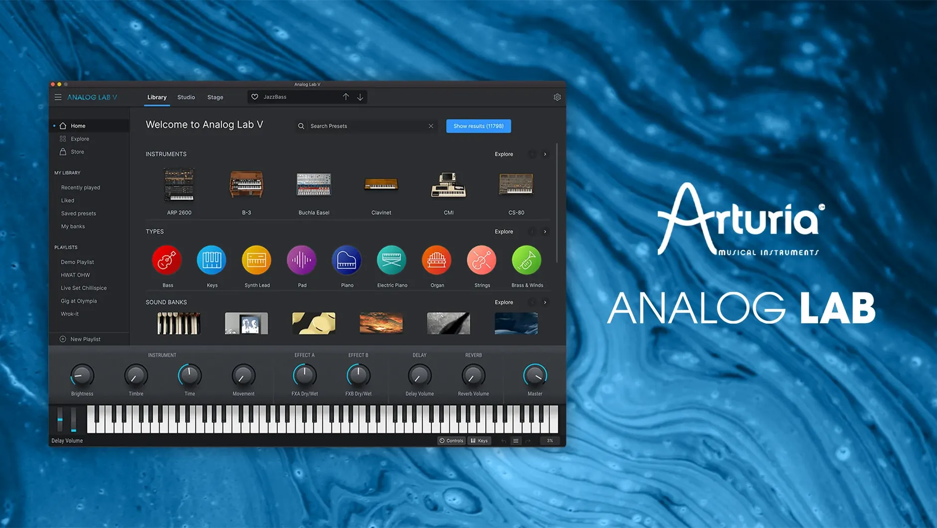 Arturia Analog Lab V — picture 1 Main window of Arturia Analog Lab V (arturia v collection mac crack)