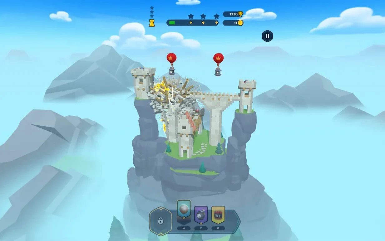 Castle Crumble — picture 2 Castle Crumble settings, screen 2