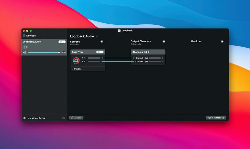 Loopback — picture 4 Loopback settings, screen 4