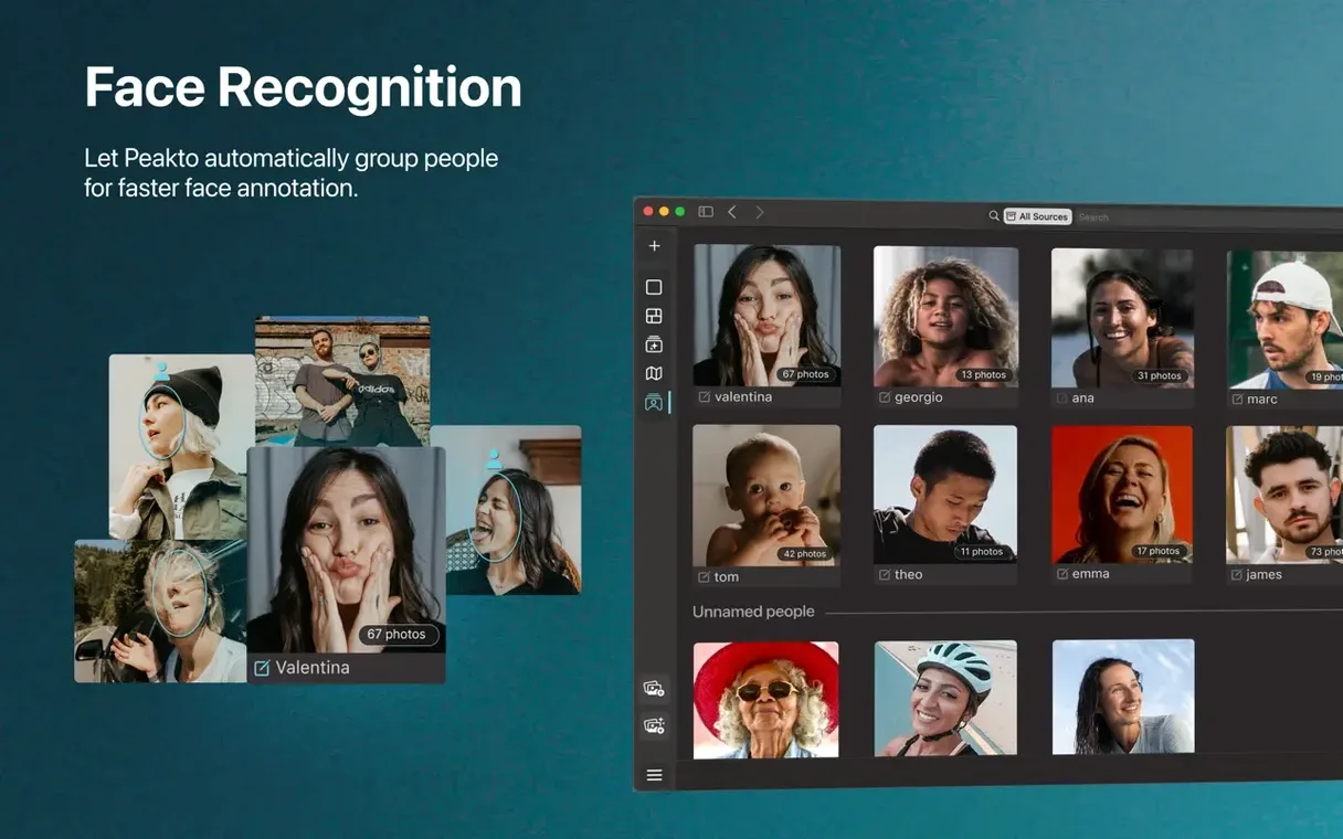 Peakto – Al Media Organizer preview image 6 Peakto – Al Media Organizer editor, view 6