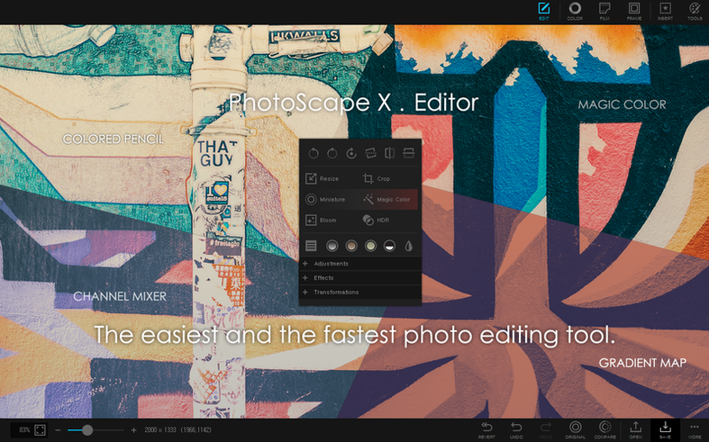 PhotoScape X Pro — picture 1 photoscape mac at a glance