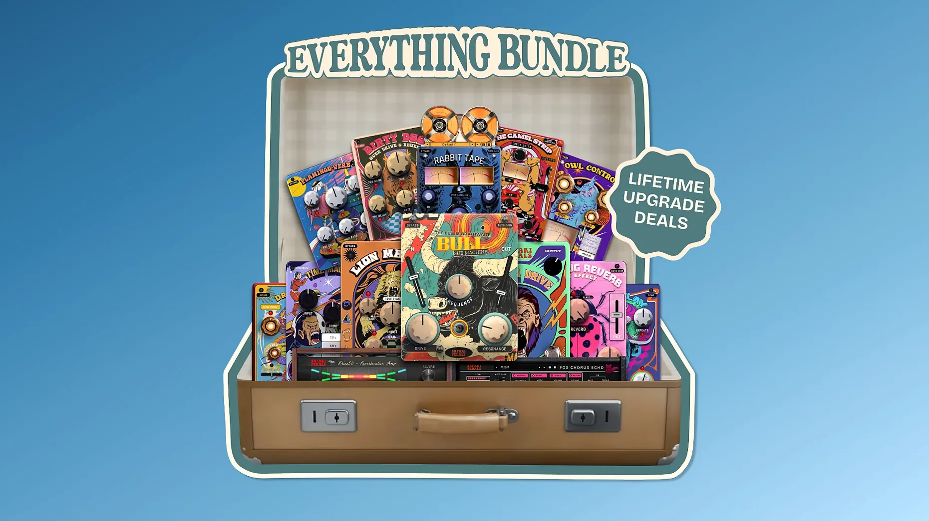 Safari Pedals Everything Bundle preview image 1 plugin everything deep glow at a glance