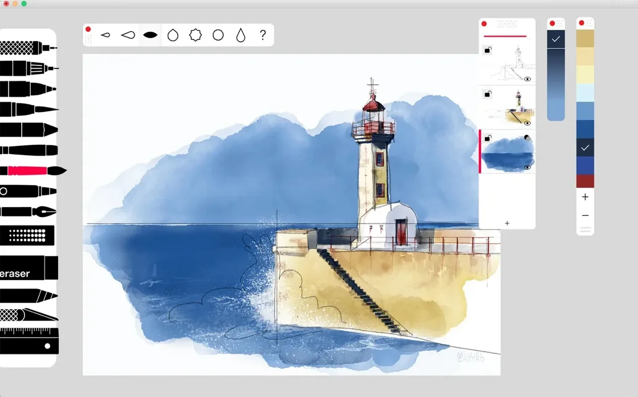 Tayasui Sketches Pro — picture 4 Tayasui Sketches Pro settings, screen 4