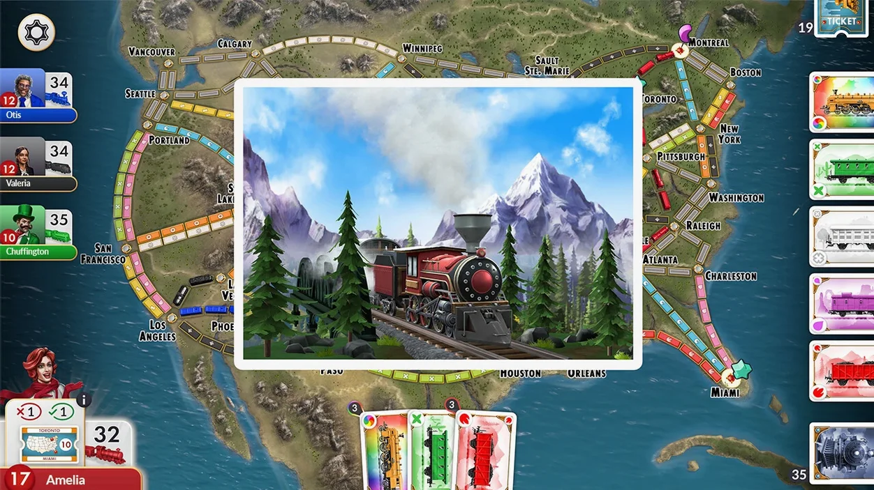 Ticket to Ride preview image 2 Ticket to Ride editor, view 2