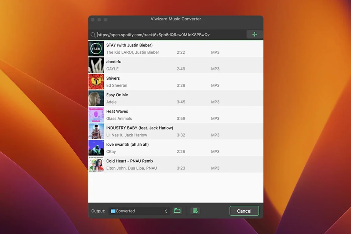 ViWizard Spotify Music Converter preview image 3 ViWizard Spotify Music Converter editor, view 3